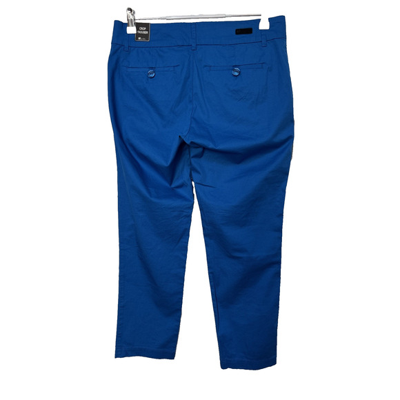 Kut From The Kloth Women's 6 Blue Crop Trouser Pants Resort Travel Spring BOHO - Picture 3 of 10